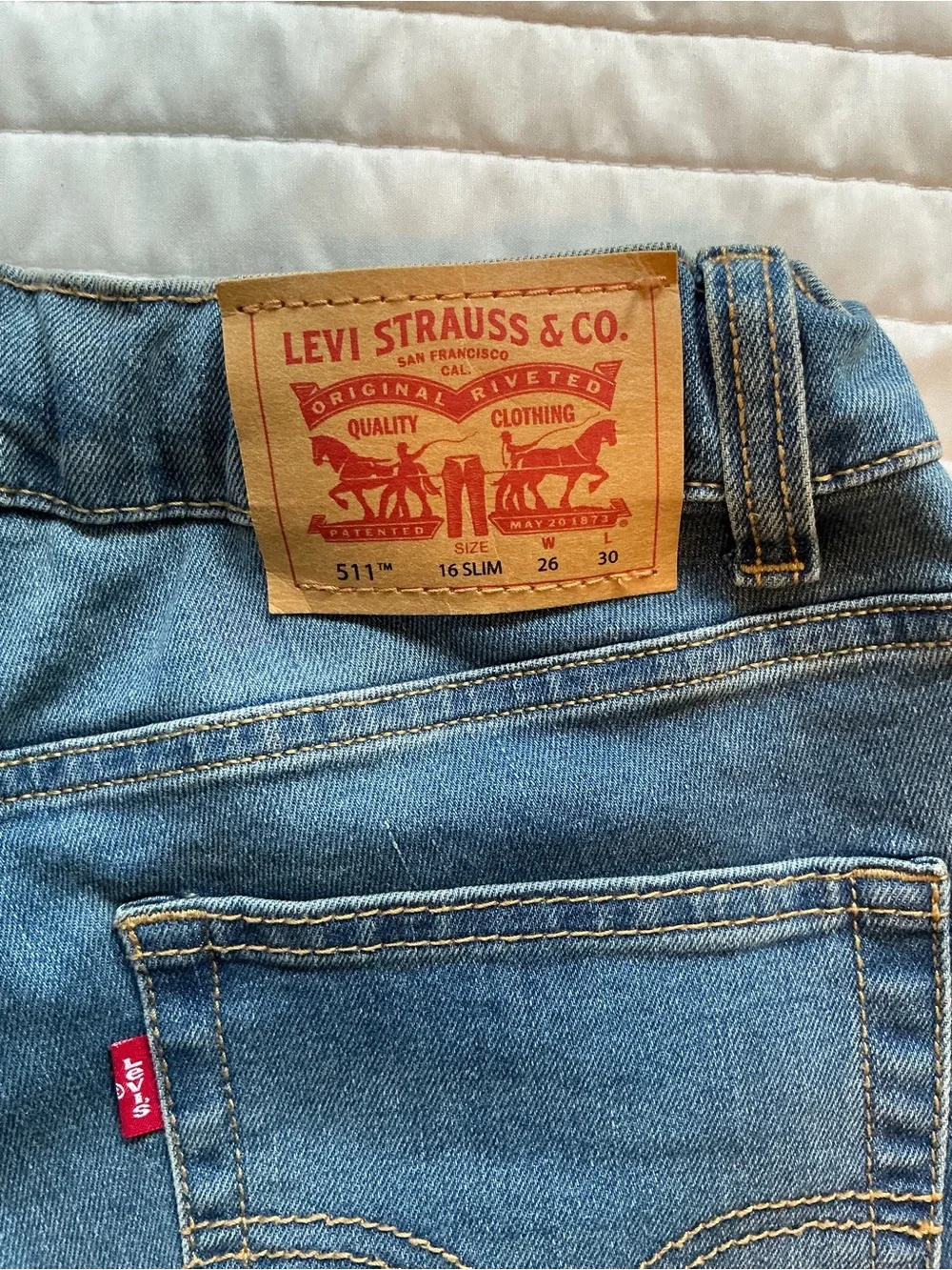 Levi's Kids Straight-Leg Jeans - Medium Blue